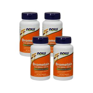 나우 브로멜라인 500 mg 60 베지테리언 캡슐