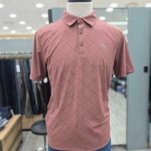 [크로커다일남성]기하학프린트고탄력냉감카라티 CDAAB TS248573_