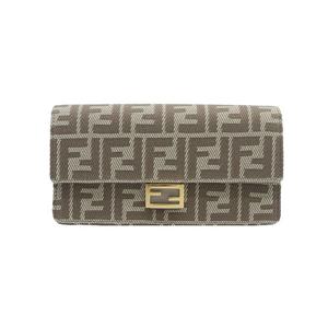 펜디 FF 자카드 체인 바게트 월렛 베이지 8M0498AUNJF1SNP