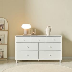 트리빔하우스 엘사 칸막이 와이드 3단 7칸 서랍장 E0등급 (착불)