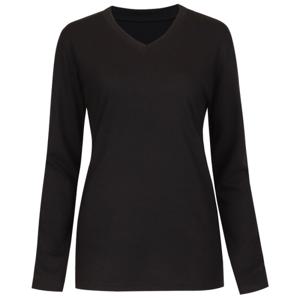 [샵앤]소프트 국산 여성 V넥 티셔츠 DAI-WSH-1111-블랙