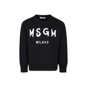 키즈 엠에스지엠 니트 스웻셔츠 F4MSJUSW291 110 BLACK