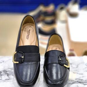 [허시파피]여성 데일리 심플 컴포트 로퍼 4CM 3FN425