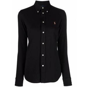[RALPH LAUREN] 라프리마 여성 티셔츠 Heidi 자수 옥스포드 셔츠 211664427010 001 블랙 /9