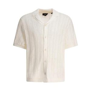 빈스 남성 아이보리 긴팔 셔츠 M09666504A115NAT