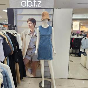 Ab.f.z DP01 민소매라운드넥데님원피스 AFZ2QO05