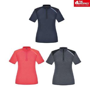 레드페이스 HC22 등산 캠핑 트레킹 바킹스 여성 냉감 아이스프린트하프우먼짚티셔츠 REWFTSMBE053