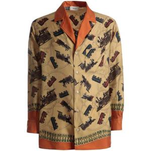 25 FW 발리 그래픽 프린트 실크 셔츠 MSH018SE087 TP432234597