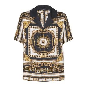 25 FW 발망 그래픽 프린트 셔츠 FH1HN150VI41 TP438619628