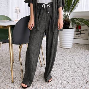 [리빌모아]남여공용 여름 웨이브 플리츠 밴딩 팬츠 5C5-PTS-Q023