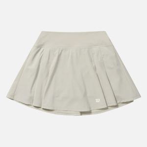 윌슨반바지 JQS W241002TSK41-BEI 여성 더블매쉬 플리츠 스커트