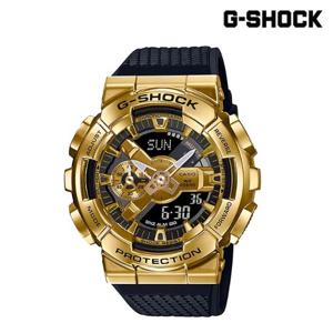 [지샥]GM-110G-1A9DR 흑금 메탈 헤드 빅페이스 전자 방수시계