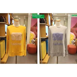 베네통(BATS97511) UCB 코끼리 라운드 티셔츠