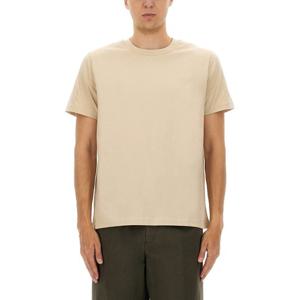아페쎄 베이지 크루넥 오가닉 코튼 티셔츠 COHBW M26392 BAA
