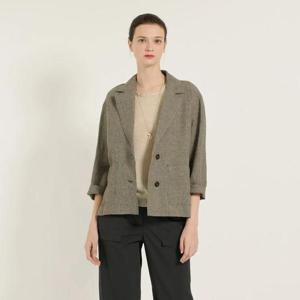 [비씨비지]린넨 체크자켓 (B5B4J117)