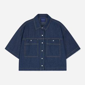 [클라이드]여성 반팔데님셔츠 FPBSH755F