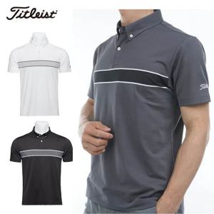 타이틀리스트 남성 스트레치 카라 반팔티셔츠 TMPMS105J