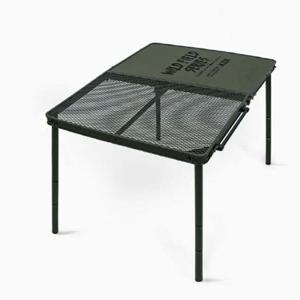 접이식테이블 카즈미 와일드필드 2폴딩 캠핑 야외 테이블 카키