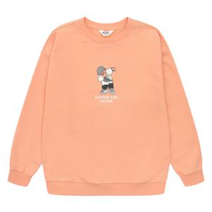 [에꼴리에][에꼴리에] 남아곰 일러스트 맨투맨 티셔츠23A0403_OR