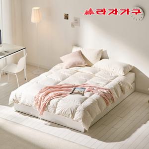 라자가구 무무 무헤드 심플 모던 평상형 통깔판 침대 프레임