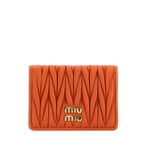 미우미우 미우미우 오렌지 카드 지갑 2081710