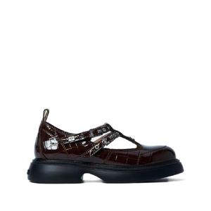 25 FW 가니 버터플라이 크로커다일 이펙트 버클 로퍼 S3077890 TP439080427