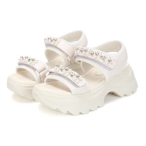 [바바라(슈즈)]여성 진주장식 포인트 샌들 BBI363-WT