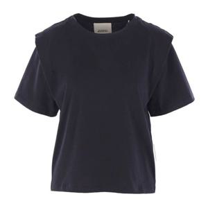 이자벨마랑 블랙 크루넥 코튼 저지 티셔츠 TS0041FA A1N41I01BK