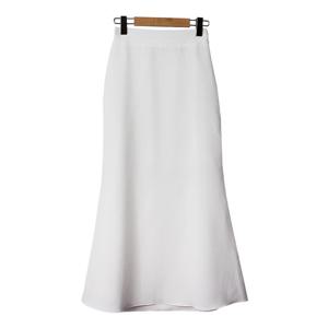 샵앤) 국산 여성 뒷밴딩 인어핏 여름 보카시 롱 스커트 STJ-WSK-4606-아이보리