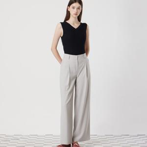 [씨씨콜렉트] 투웨이 슬리브리스 니트 탑