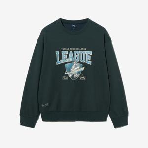 [휠라]LEAGUE 바시티 그래픽 맨투맨 (FS2POH1108X_DGY)