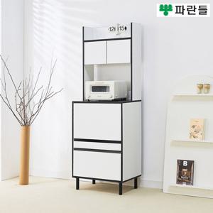 파란들가구 LPM 도어 600  전자렌지대 상부장세트 주방수납장