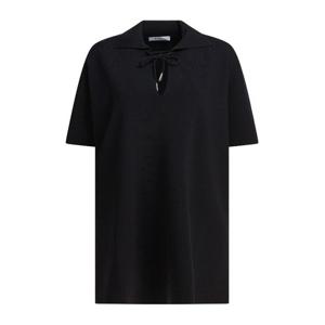 막스마라 블랙 타이 칼라 키홀 탑 2521366038 POLTAVA005