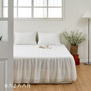 화이트 순면 60수아사 침대스커트(S/SS공용)