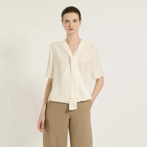 [비씨비지]랩 타이블라우스 (B5B5B437)