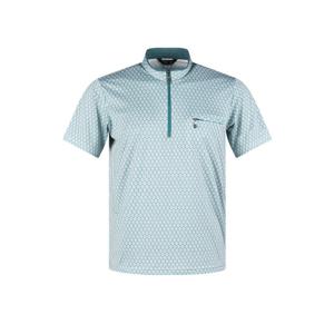 골피아 JP25M421 남성 반집업 삼각 패턴 카라 반팔 티셔츠