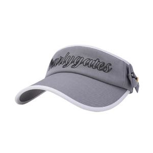 [파리게이츠] (521E3CP001)여성 엠보 로고 사이드 리본 썬바이저