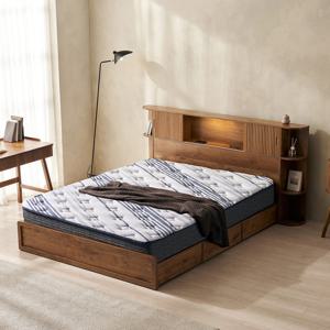 잉글랜더 SAF 베토벤 LED 수납 침대(Easy 포켓스프링 매트-K)