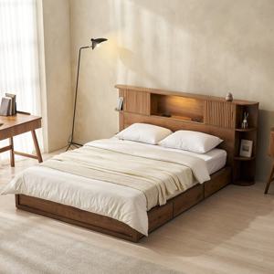 잉글랜더 SAF 베토벤 LED 수납 침대(Sweet Slumber 스탠다드 매트-K)