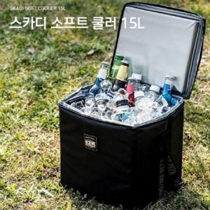 아이스 박스 15L 블랙 캠핑 쿨러백 보냉백