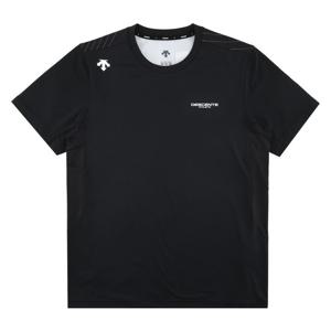 데상트 남성 백그래픽 반팔티셔츠 SP321TTS74BLK