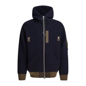 사카이 스폰지 스웨트 집업 후드티 2503788M233 BLUE