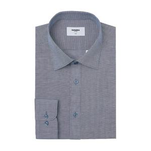 [레노마(셔츠)](사 은품 양말) 린넨혼방 스타체크 슬림핏 RPSSL0133NY