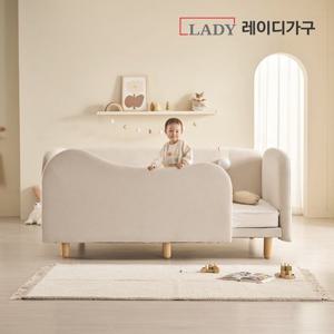 레이디가구 푸딩 기능성 패브릭 물결형 데이베드 Q_포그니 22