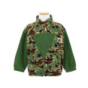 미니로디니 2471010475 (Fleece zip cardigan) 카모플라쥬 플리스 지퍼 가디건 아동 자켓