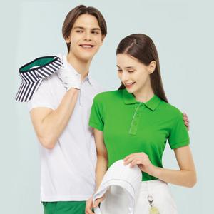 샵앤) 여성 카라넥 무지 쿨론 반팔 냉감 골프티셔츠 SC-WSH-G0021