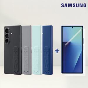 삼성전자 정품 갤럭시Z폴드7 슬림 실리콘 스탠딩 케이스 스탠드 거치 보호 커버 AR 액정보호필름 2매 포함 EF-MF966 N