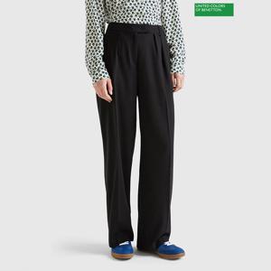베네통 Pintuck long wide pants 3F_4962DF03Y_700
