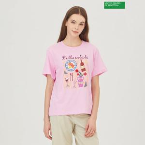 베네통 앤서니 티셔츠 BATS07341_PK