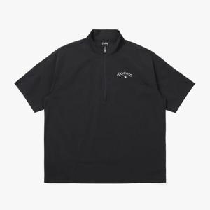 디아도라반팔티 AQS D4221LWT81BLK 컴피 우븐 반팔 아노락 BLACK